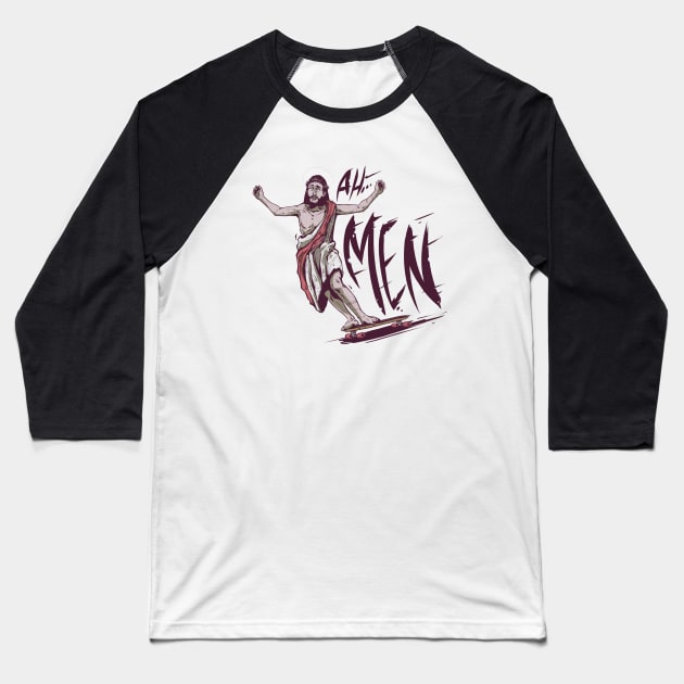 Ah MEN Baseball T-Shirt by MeFO